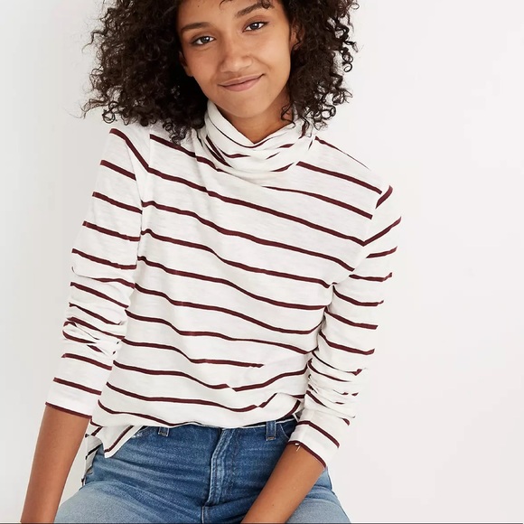 Madewell Whisper Cotton Turtleneck In 